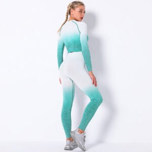 Women's fitness exercise yoga suit